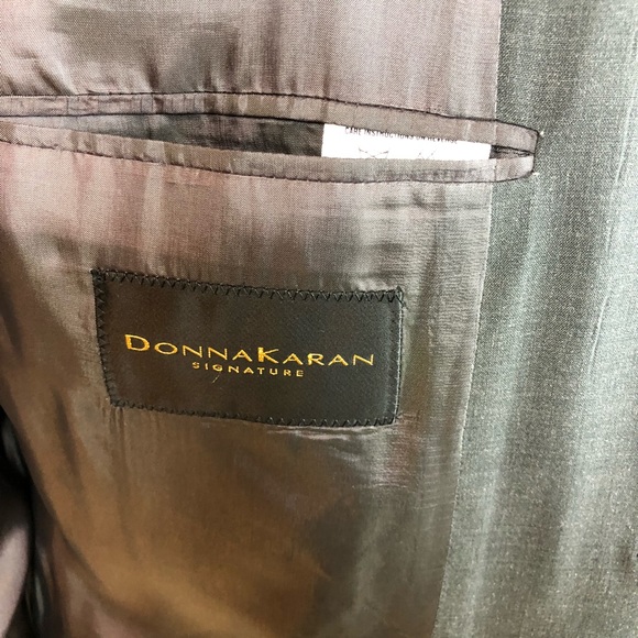 Donna Karan Mens Vintage 2 Piece Wool Suit - Picture 3 of 8